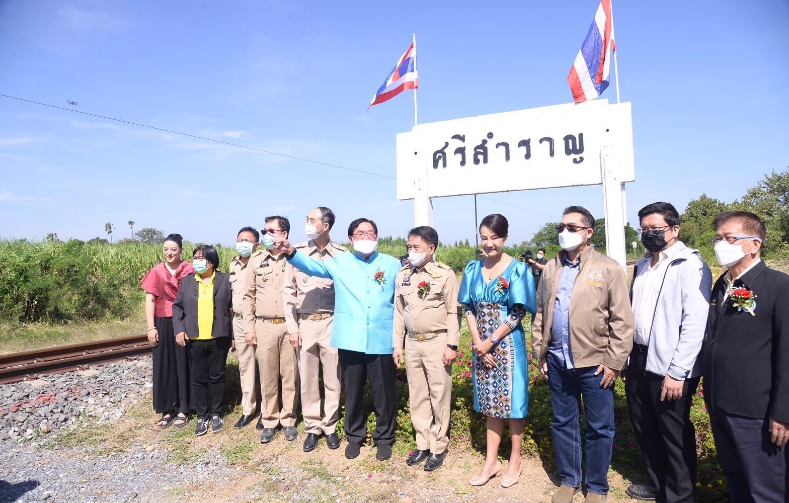 รมช.ประภัตร เปิด “ศูนย์รวมและกระจายการขนส่งสินค้าเกษตรทางราง ศรีสำราญ” จ.สุพรรณบุรี